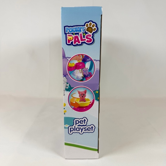 Cat and Dog Play Yard-Pocket Pals Pet Playset (10 Pcs - Picture 3 of 8